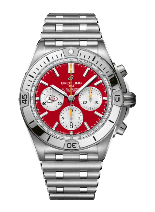 Breitling Chronomat B01 42 NFL Kansas City Chiefs Replica Watch AB01342B1K5A1